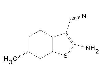 2-amino-6-methyl-4,5,6,7-tetrahydro-1-benzothiophene-3-carbonitrile