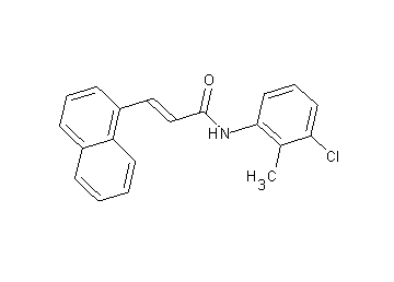 N-(3-chloro-2-methylphenyl)-3-(1-naphthyl)acrylamide