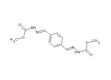 dimethyl 2,2'-[1,4-phenylenedi(methylylidene)]dihydrazinecarboxylate