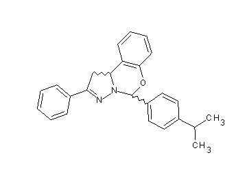 5-(4-isopropylphenyl)-2-phenyl-1,10b-dihydropyrazolo[1,5-c][1,3]benzoxazine