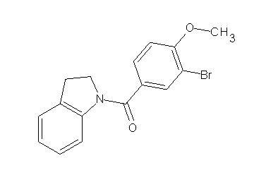 1-(3-bromo-4-methoxybenzoyl)indoline