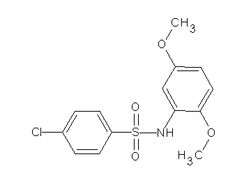 4-chloro-N-(2,5-dimethoxyphenyl)benzenesulfonamide