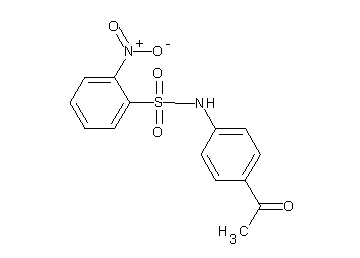 N-(4-acetylphenyl)-2-nitrobenzenesulfonamide