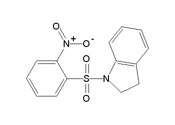 1-[(2-nitrophenyl)sulfonyl]indoline
