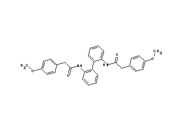 N,N'-2,2'-biphenyldiylbis[2-(4-methoxyphenyl)acetamide]