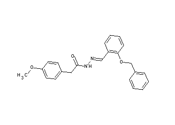 N'-[2-(benzyloxy)benzylidene]-2-(4-methoxyphenyl)acetohydrazide