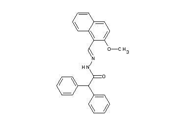 N'-[(2-methoxy-1-naphthyl)methylene]-2,2-diphenylacetohydrazide