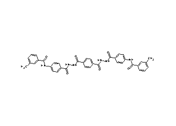 N,N'-[1,4-phenylenebis(carbonyl-2,1-hydrazinediylcarbonyl-4,1-phenylene)]bis(3-methylbenzamide)