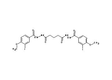 N'1,N'5-bis(3-iodo-4-methoxybenzoyl)pentanedihydrazide