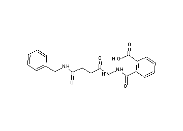 2-({2-[4-(benzylamino)-4-oxobutanoyl]hydrazino}carbonyl)benzoic acid