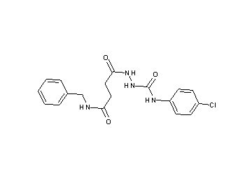 2-[4-(benzylamino)-4-oxobutanoyl]-N-(4-chlorophenyl)hydrazinecarboxamide