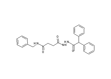 N-benzyl-4-[2-(diphenylacetyl)hydrazino]-4-oxobutanamide