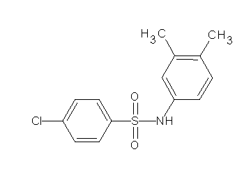 4-chloro-N-(3,4-dimethylphenyl)benzenesulfonamide