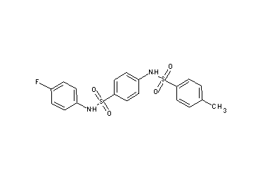 N-(4-{[(4-fluorophenyl)amino]sulfonyl}phenyl)-4-methylbenzenesulfonamide
