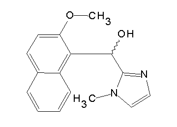 (2-methoxy-1-naphthyl)(1-methyl-1H-imidazol-2-yl)methanol
