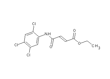 ethyl 4-oxo-4-[(2,4,5-trichlorophenyl)amino]-2-butenoate