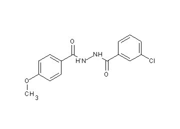 3-chloro-N'-(4-methoxybenzoyl)benzohydrazide