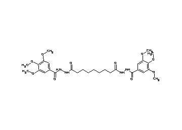 N'1,N'9-bis(3,4,5-trimethoxybenzoyl)nonanedihydrazide