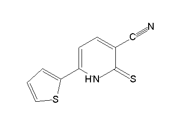 6-(2-thienyl)-2-thioxo-1,2-dihydro-3-pyridinecarbonitrile