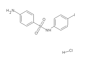 4-amino-N-(4-iodophenyl)benzenesulfonamide hydrochloride