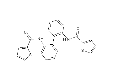 N,N'-2,2'-biphenyldiyldi(2-thiophenecarboxamide) - Click Image to Close
