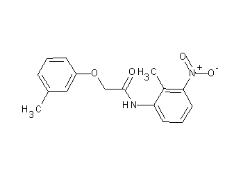 N-(2-methyl-3-nitrophenyl)-2-(3-methylphenoxy)acetamide