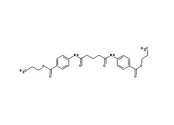 dipropyl 4,4'-[(1,5-dioxo-1,5-pentanediyl)di(imino)]dibenzoate