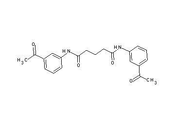 N,N'-bis(3-acetylphenyl)pentanediamide