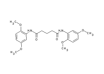 N,N'-bis(2,5-dimethoxyphenyl)pentanediamide