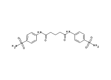 N,N'-bis[4-(aminosulfonyl)phenyl]pentanediamide