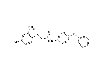 2-(4-chloro-2-methylphenoxy)-N-(4-phenoxyphenyl)acetamide