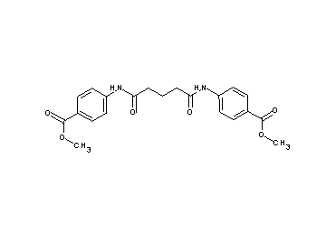 dimethyl 4,4'-[(1,5-dioxo-1,5-pentanediyl)di(imino)]dibenzoate