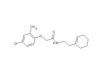 2-(4-chloro-2-methylphenoxy)-N-[2-(1-cyclohexen-1-yl)ethyl]acetamide