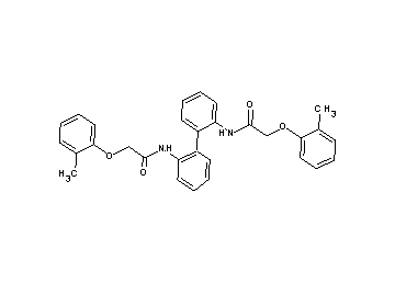 N,N'-2,2'-biphenyldiylbis[2-(2-methylphenoxy)acetamide] - Click Image to Close