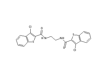 N,N'-1,2-ethanediylbis(3-chloro-1-benzothiophene-2-carboxamide)