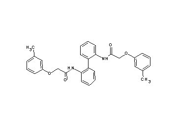 N,N'-2,2'-biphenyldiylbis[2-(3-methylphenoxy)acetamide] - Click Image to Close