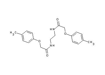 N,N'-1,2-ethanediylbis[2-(4-methylphenoxy)acetamide] - Click Image to Close