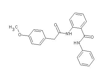 2-{[(4-methoxyphenyl)acetyl]amino}-N-phenylbenzamide