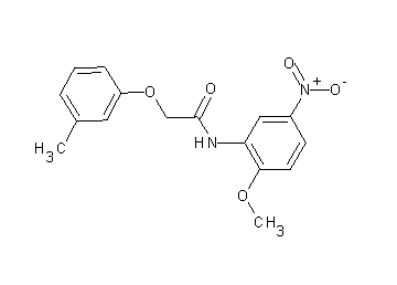 N-(2-methoxy-5-nitrophenyl)-2-(3-methylphenoxy)acetamide
