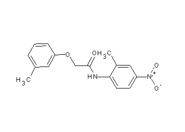 N-(2-methyl-4-nitrophenyl)-2-(3-methylphenoxy)acetamide