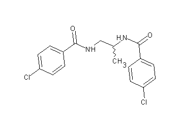 N,N'-1,2-propanediylbis(4-chlorobenzamide)