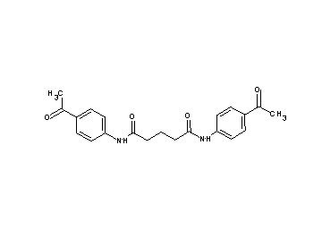 N,N'-bis(4-acetylphenyl)pentanediamide