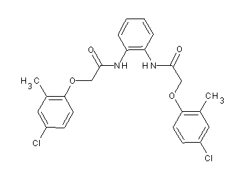 N,N'-1,2-phenylenebis[2-(4-chloro-2-methylphenoxy)acetamide]
