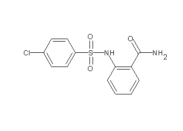 2-{[(4-chlorophenyl)sulfonyl]amino}benzamide