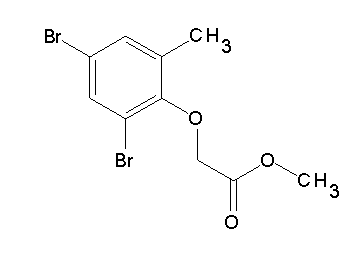 methyl (2,4-dibromo-6-methylphenoxy)acetate