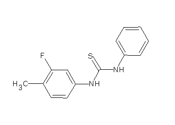 N-(3-fluoro-4-methylphenyl)-N'-phenylthiourea - Click Image to Close