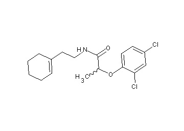 N-[2-(1-cyclohexen-1-yl)ethyl]-2-(2,4-dichlorophenoxy)propanamide