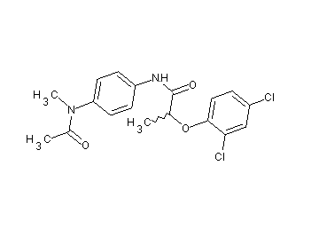 N-{4-[acetyl(methyl)amino]phenyl}-2-(2,4-dichlorophenoxy)propanamide