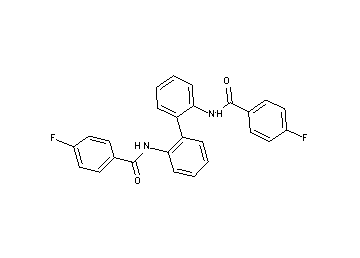 N,N'-2,2'-biphenyldiylbis(4-fluorobenzamide) - Click Image to Close