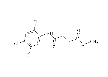 methyl 4-oxo-4-[(2,4,5-trichlorophenyl)amino]butanoate